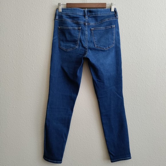 J. Crew Mid Rise Skinny Jeans in Rockaway Wash Size W27 L28 - Picture 4 of 12